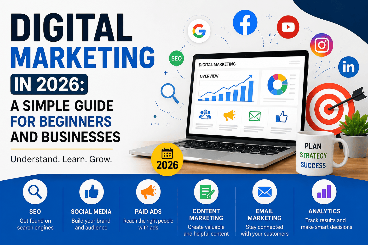 Digital Marketing in 2026: A Simple Guide for Beginners and Businesses